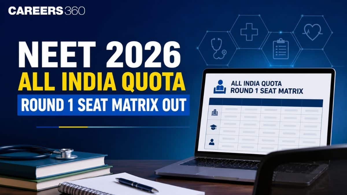 NEET 2026 All India Quota Round 1 Seat Matrix Out at mcc.nic.in; Direct PDF Link